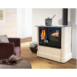 Steyr Sparhelt mit Holzfach sandfarbe